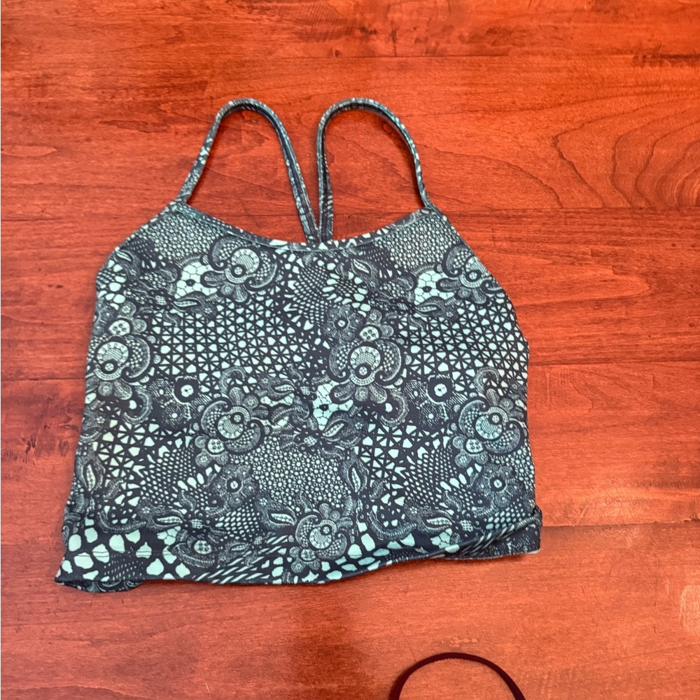 Lululemon Power Y Racerback cropped Tank Top Yoga Lulu